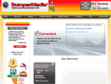 Tablet Screenshot of bumpermedic.com